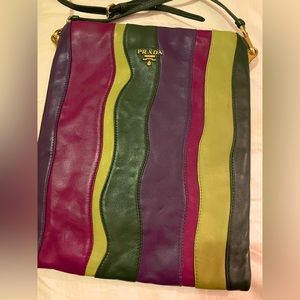 PRADA Nappa Stripes cross body bag